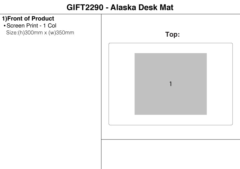 Alaska Desk Mat