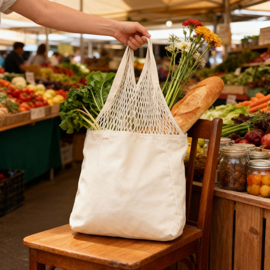Cotton Caribbean Tote Bag