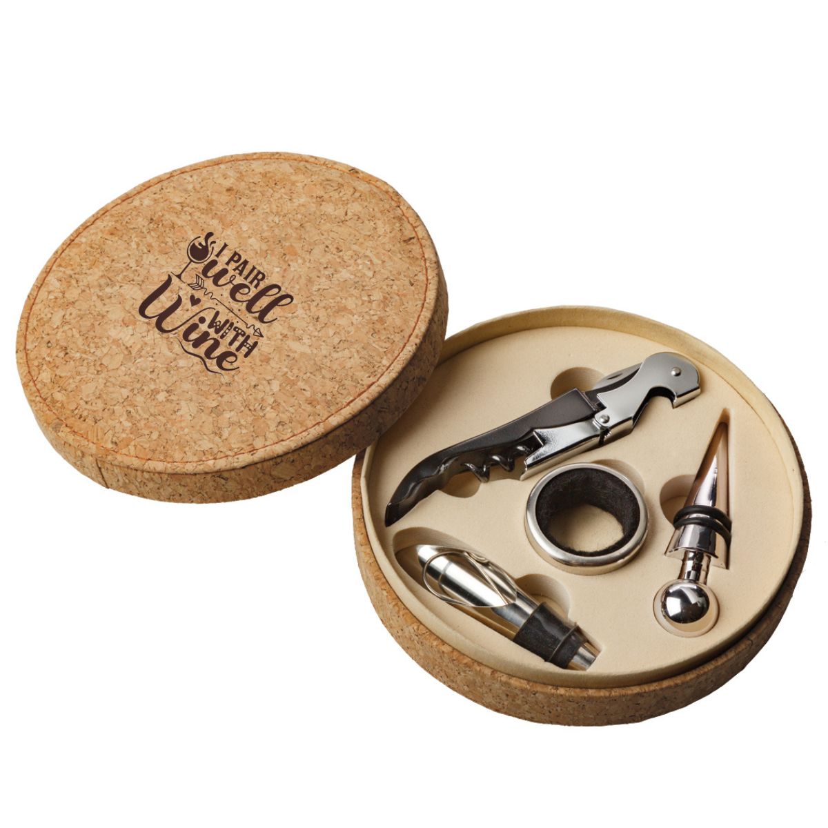 Moreto Cork Wine Giftset