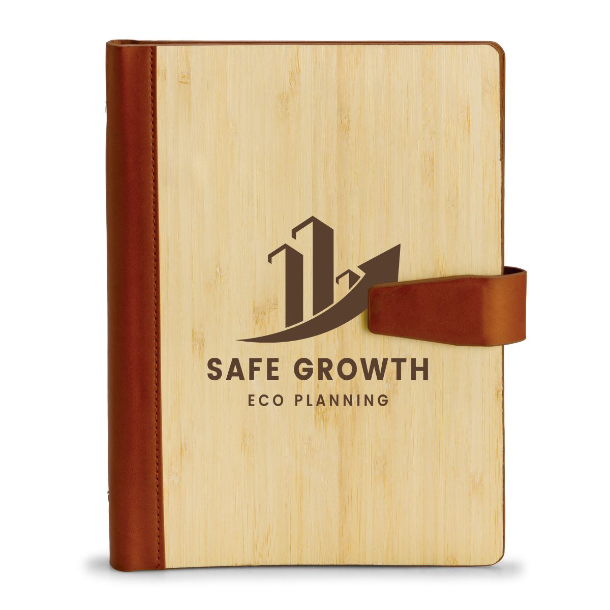 Bamboo & PU Personalized Planner