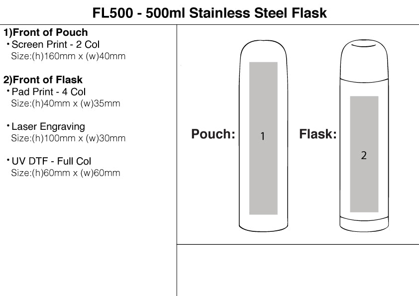 500ml Stainless Steel Flask