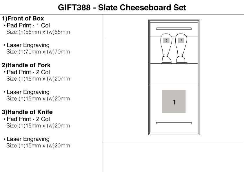 Slate Cheeseboard Set
