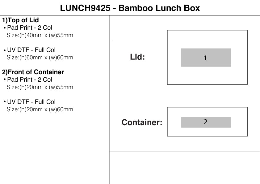 Bamboo Lunch Box Set